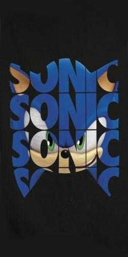 Sonic The Hedgehog Ežiukas Sonikas rankšluostis 70x140 cm