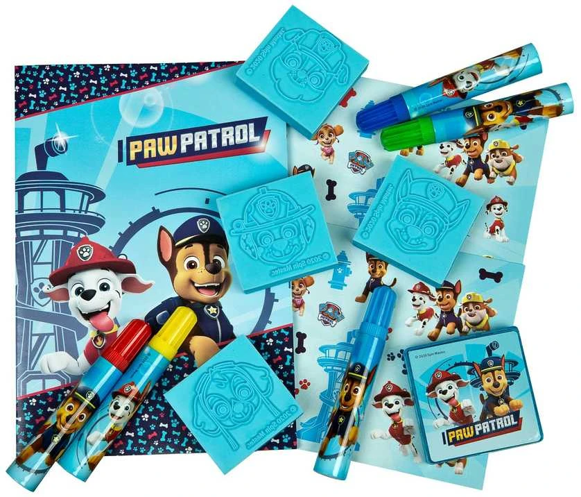 Stnux Spin Master "Paw Patrol" antspaudų ir piešinių rinkinys