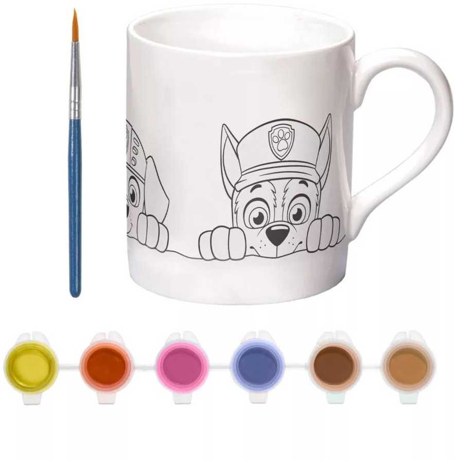 Spin Master "Paw Patrol" dažomas porcelianinis puodelis 235 ml dovanų dėžutėje