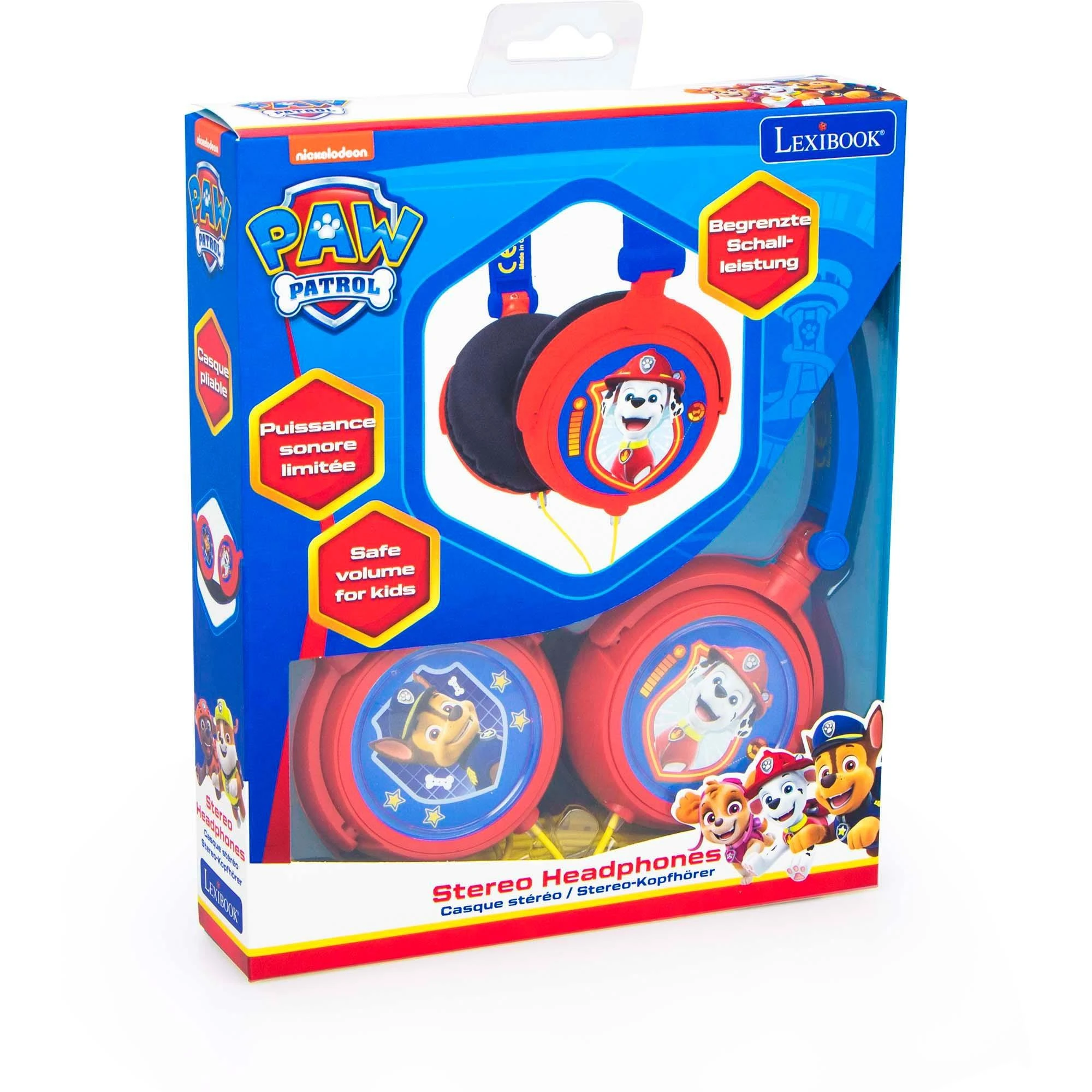 Lexibook Spin Master "Paw Patrol" (Šunyčiai patruliai) ausinės vaikams