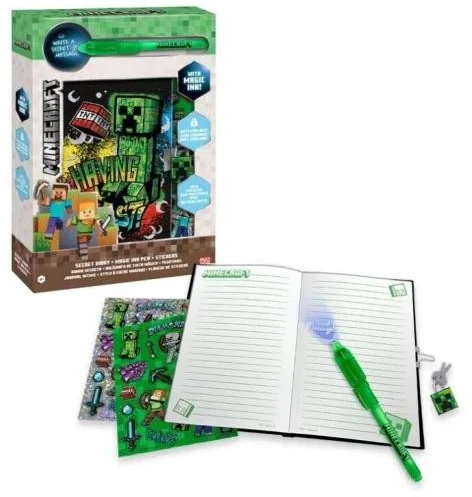 Kids Euroswan Stebuklingas dienoraštis su magišku rašikliu Minecraft
