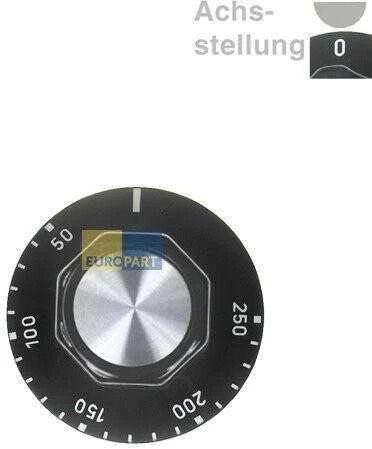 Subaru Universalus perjungimo mygtukas 50mm juodas 50-250 ° orkaitė EGO 00.00524.820
