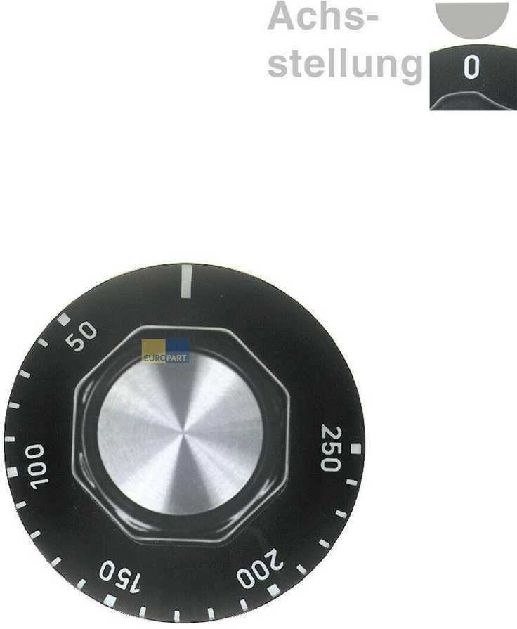 Subaru Universalus perjungimo mygtukas 50mm juodas 50-250 ° orkaitė EGO 00.00524.820