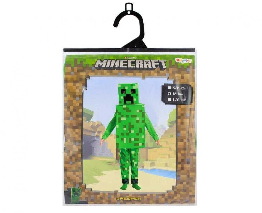 Minecraft Creeper kostiumas 10/12 metų