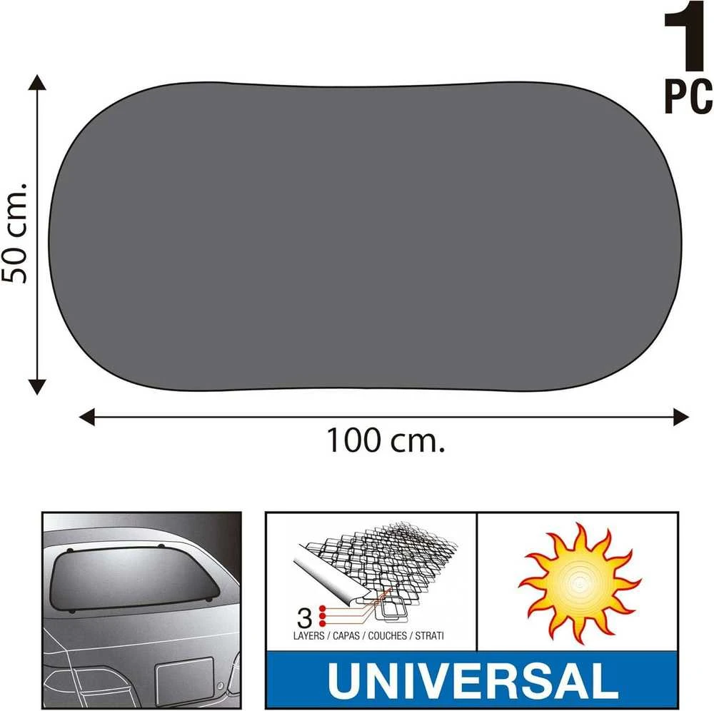 Sumex 4410009 Galinis saulės skydas, trigubas sluoksnis, 50X100 cm