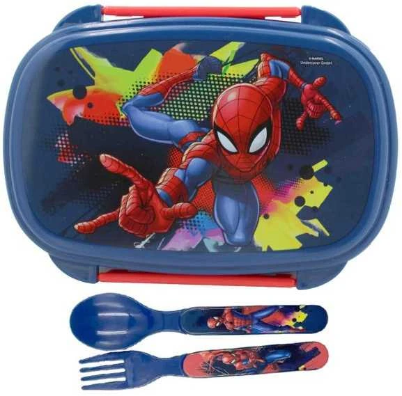Sumuštinių dėžutės "Spiderman" stalo įrankių rinkinys