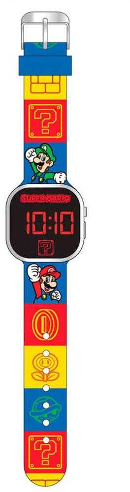 Kids Euroswan Super Mario LED laikrodis