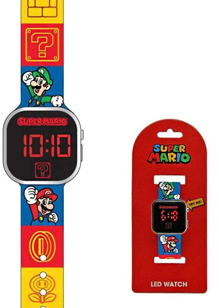 Kids Euroswan Super Mario LED laikrodis