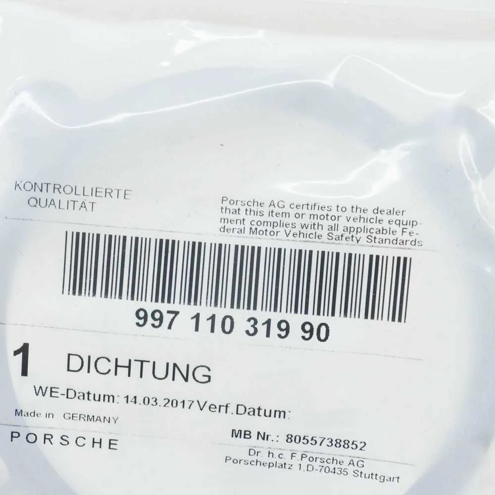 Throttle Body Seal Elring Klinger Naujas 99711031990 Porsche 911 GT3 RS 4.0