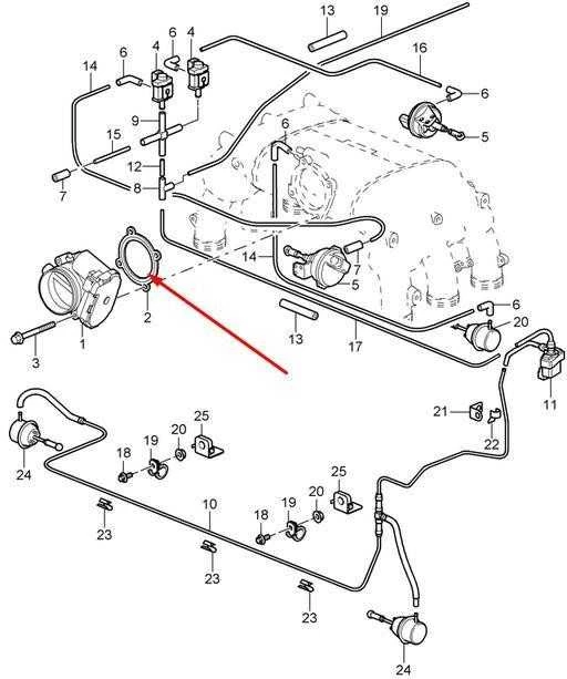 Throttle Body Seal Elring Klinger Naujas 99711031990 Porsche 911 GT3 RS 4.0