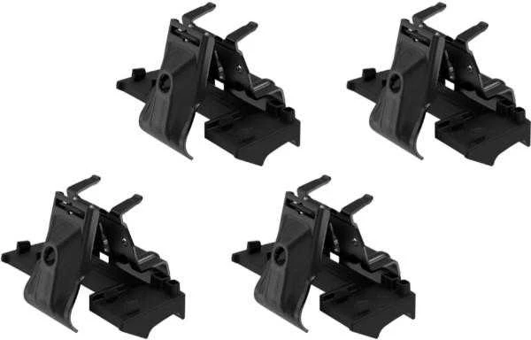Thule Kit 186001 stogo bagažinės tvirtinimo rinkinys transporto priemonėms su lygiomis bėgiais