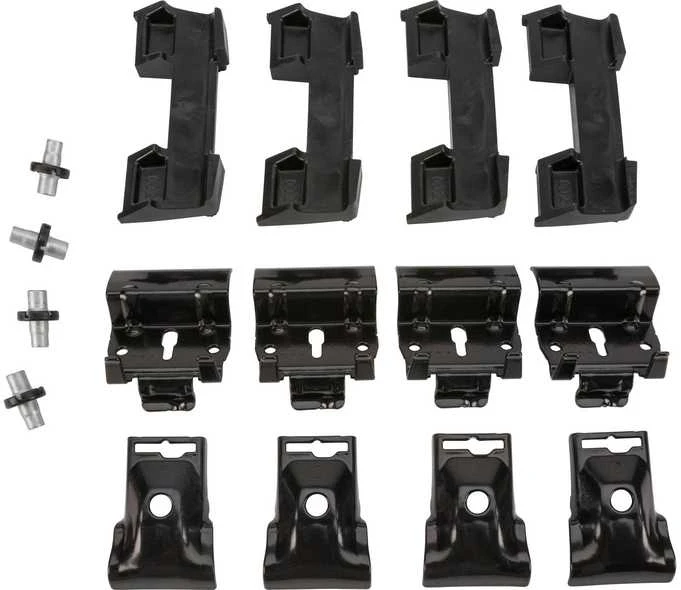 Thule Kit 186001 stogo bagažinės tvirtinimo rinkinys transporto priemonėms su lygiomis bėgiais