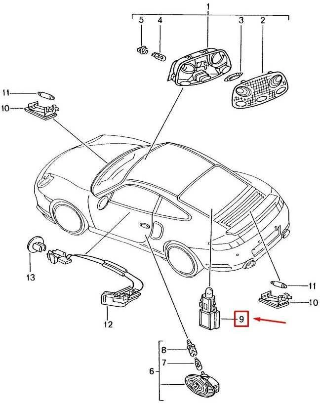 Tikras PORSCHE 911 996 Boxster Carrera Gt2 Gt3 Turbo 986 Šviesa 99663211300