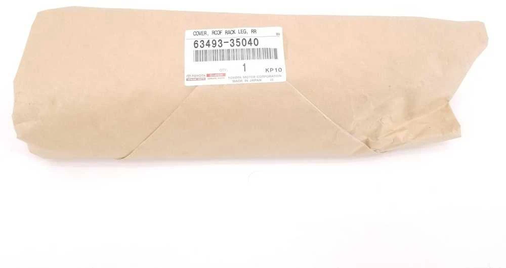 Toyota 4Runner 2010 2024 Galinis Dešinysis Stogo Vežimo Kojos Sidabrinis Dangtelis Originalus 6349335040