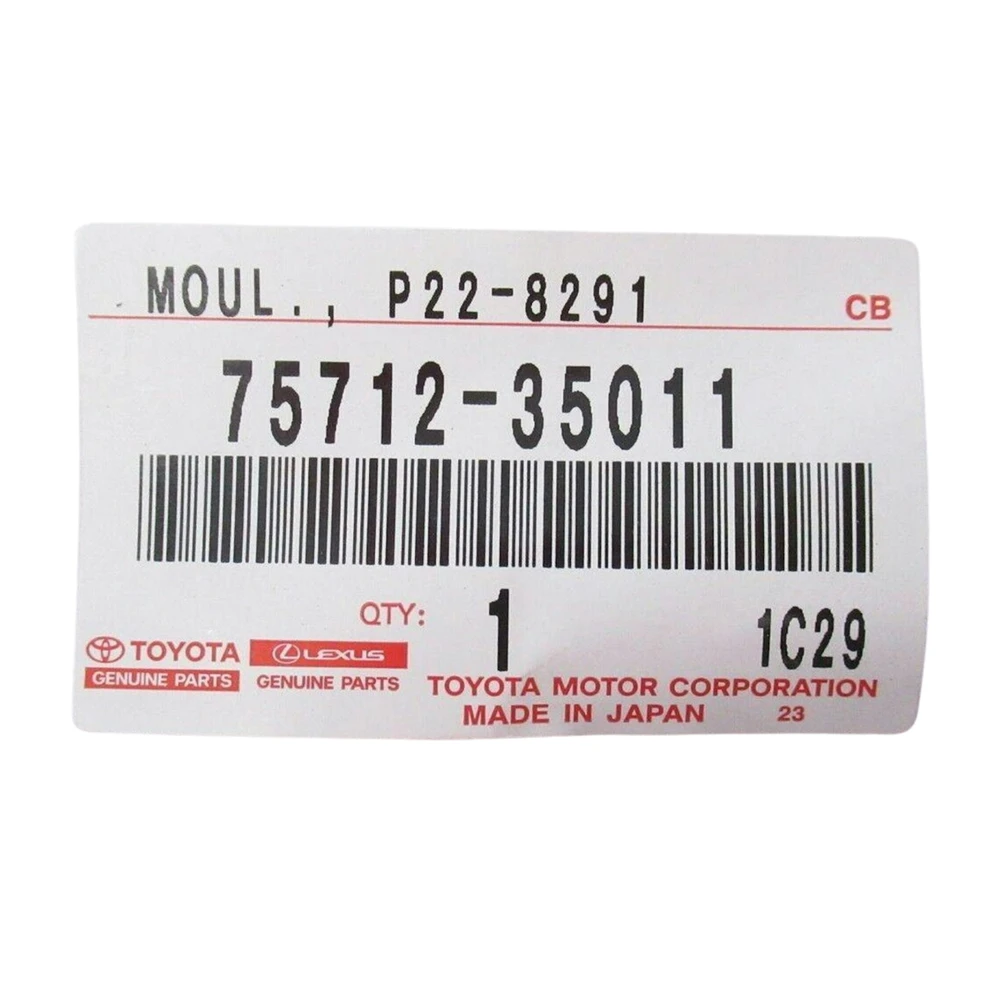 Toyota 4Runner 2010 2024 Kairysis Vairo Variklio Juostos Apdangalas Originalus 7571235011