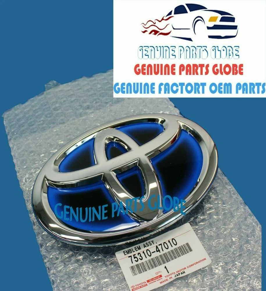 TOYOTA HIBRIDINIS CAMRY PRIUS HIGHLANDER ORIGINALUS RADIATORIAUS GROTELIŲ EMBLEMA 75310-47010