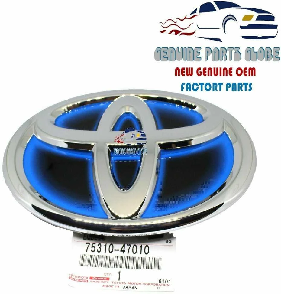 TOYOTA HIBRIDINIS CAMRY PRIUS HIGHLANDER ORIGINALUS RADIATORIAUS GROTELIŲ EMBLEMA 75310-47010