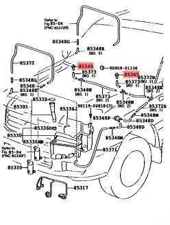 Toyota Land Cruiser 1972 1982 Priekinis Sprogsto Žarnos Galvutė Originalus 8503560050