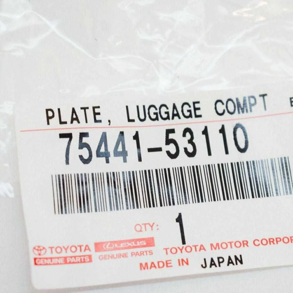 Toyota Lexus IS XE30 Galinės bagažinės ženklo lipdukas emblema 75441-53110 ORIGINALUS NAUJAS