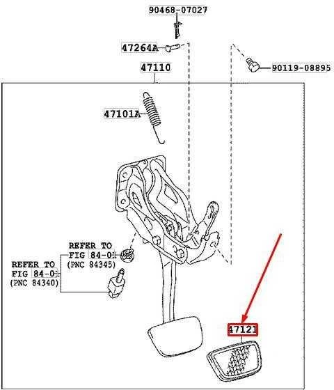 Toyota Lexus originalios stabdžių pedalo guminės pagalvėlės dangtelis LS430 LS460 LS460L 2001-2012 NAUJA