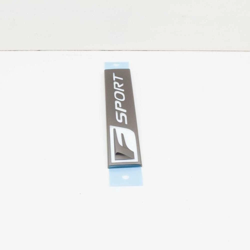 Toyota Lexus originalus bagažinės F-Sport pavadinimo plokštelės emblema nauja 4 3/4\" x 1\"