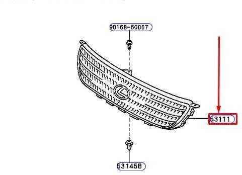 Toyota OEM LEXUS IS XE10 PRIEKINIS SPORTINIS DIZAINO RADIATORIAUS GROTELĖS 5310153040 ORIGINALUS