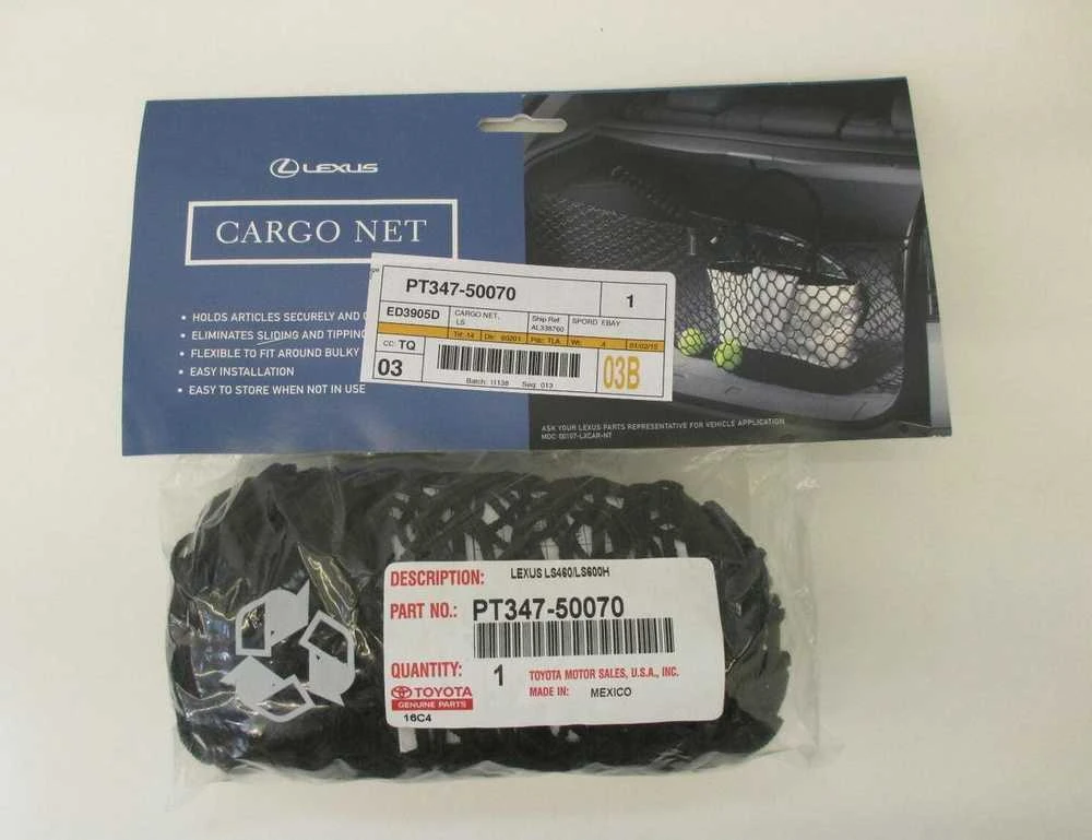 Toyota OEM LEXUS LS XF40 KROVINIŲ TINKLAS PT34750070 PT347-50070 ORIGINALUS