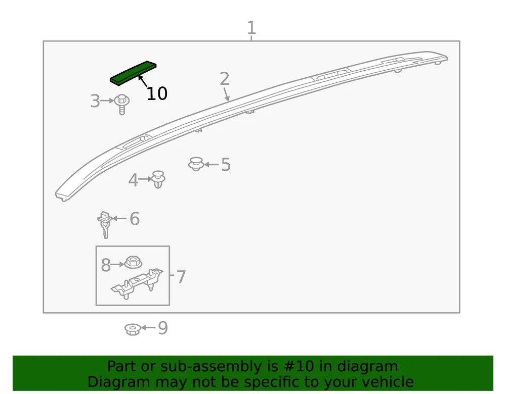 Toyota RAV4 RAV4 Prime Galinio Kairio Stogo Dėklas Originalus 756340R010C3