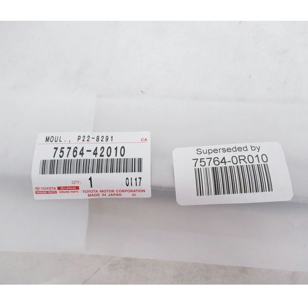 Toyota Rav4 Rav4 Prime Kairės Galinės Durys Atnaujinimo Šonuose Originalus 757640R010