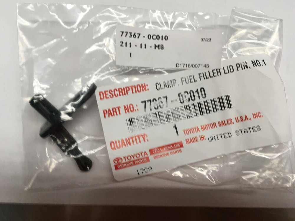 Toyota Sequoia 2008 2022 Benzino Pildymo Angos Klipe Originalus 773670C010