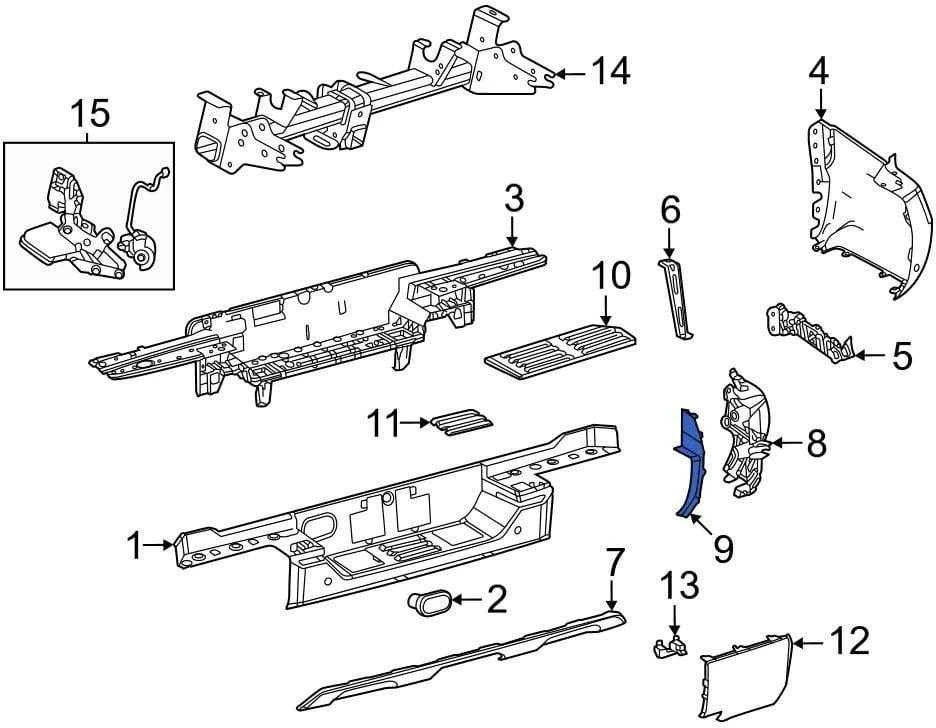 Toyota Sequoia Tundra Galinis Kairys Vidinis Bumperio Dangos Stiprintuvas Originalus 625670C010