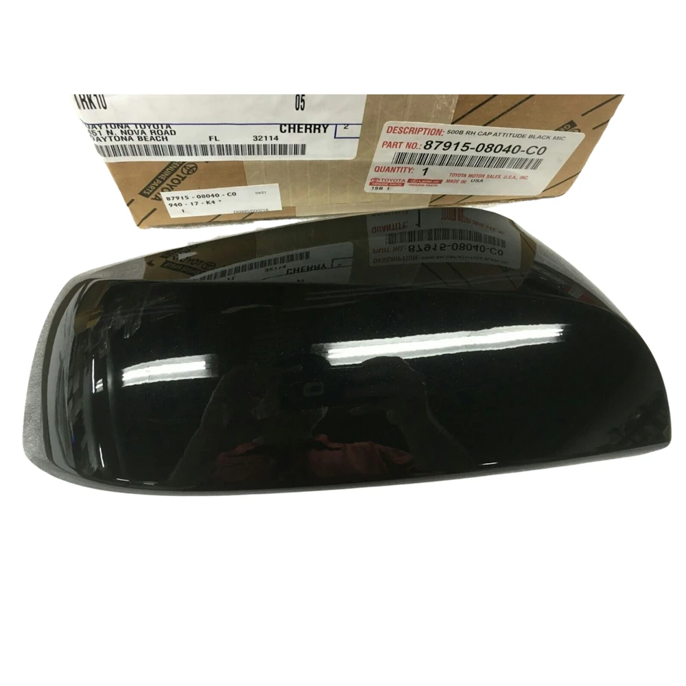 Toyota Sienna 2021 2024 Dešinysis Išorinis Veidrodis Dėklas Juodas Originalus 8791508040C0