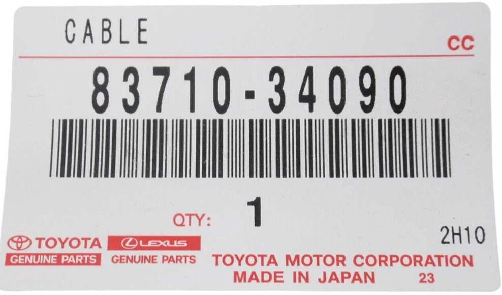 Toyota T100 Greitumo Rodyklio Vairo Kabelis Originalus 8371034090