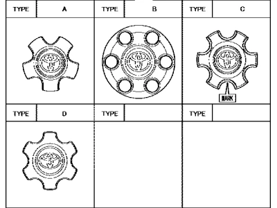 Toyota Tacoma Ratlankio Centrinis Dėžutė Tamsiai Pilka Originalus 4260B04050