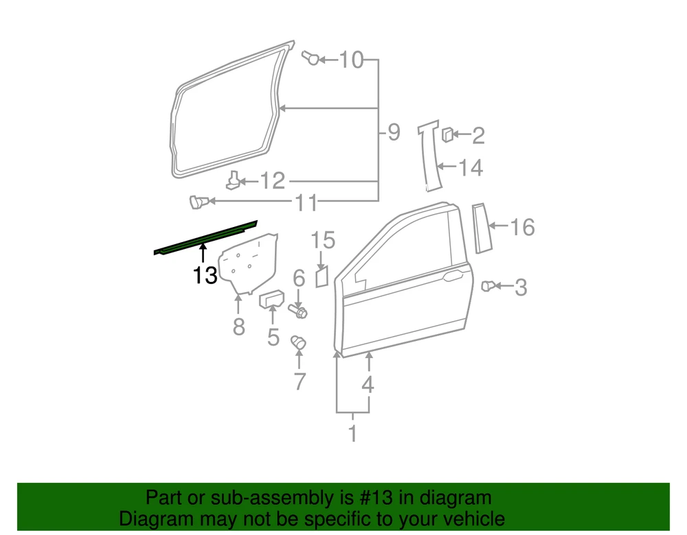 Toyota Yaris Dešinės Durų Juostos Dekoracija 2007-2011 Originalus 6816052130