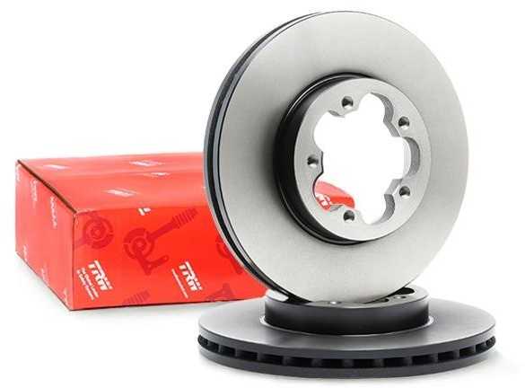 TRW 280x28mm, 5x111,5, ventiliuojamas, dažytas DF2389S 1371394