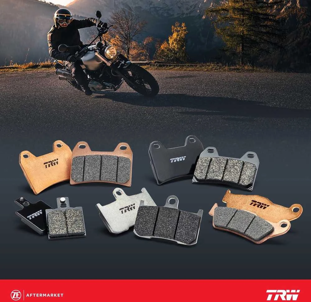 TRW MCB602SV motociklo priekinių stabdžių trinkelių rinkinys Aukštos kokybės OEM kokybė