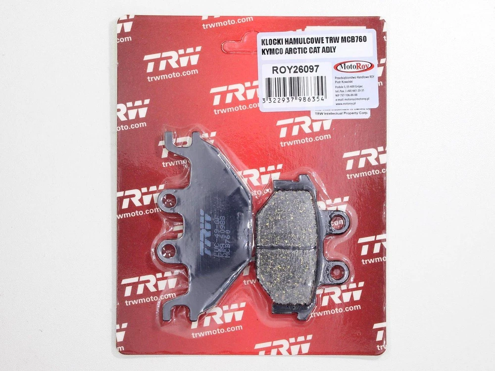 TRW MCB760 KYMCO ARCTIC CAT ADLY STABDŽIŲ KALADĖLĖS