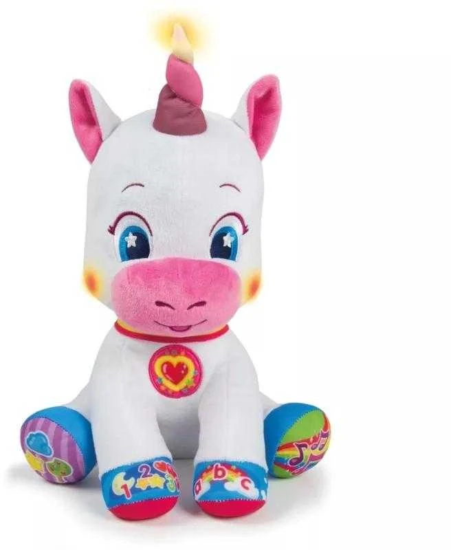 Unicorn Vienaragis Silverbelle interaktyvus pliušinis žaislas Clementoni