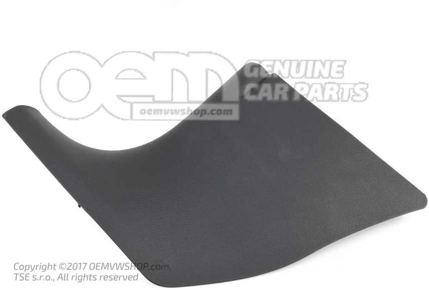 VAG A Stulpelio Dekoracija Satin Juoda Volkswagen Golf Jetta 1J2863483GB41