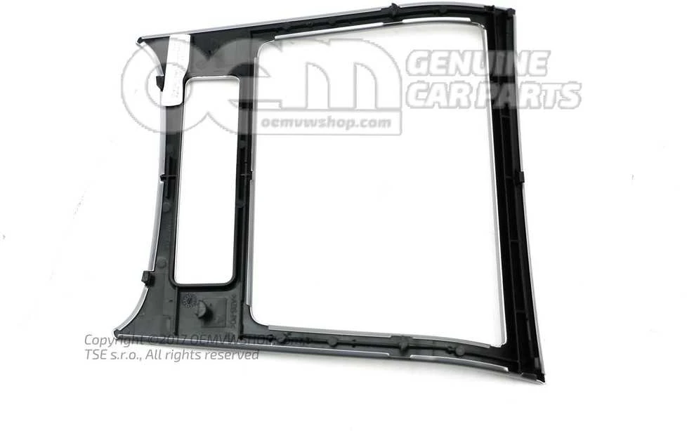VAG Aliuminio Mineralinis Dangtelis Volkswagen Golf Jetta 2005 2010 Originalus 1K0863487B7AV