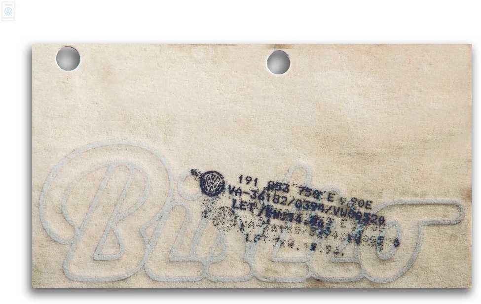 Vag Alpinės Baltos Lipdukas 191853750E90E