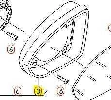 Vag Apdailos Juoda Satino Spalva Golf Variant 2015 2017 Originalus 5G0857602A9B9