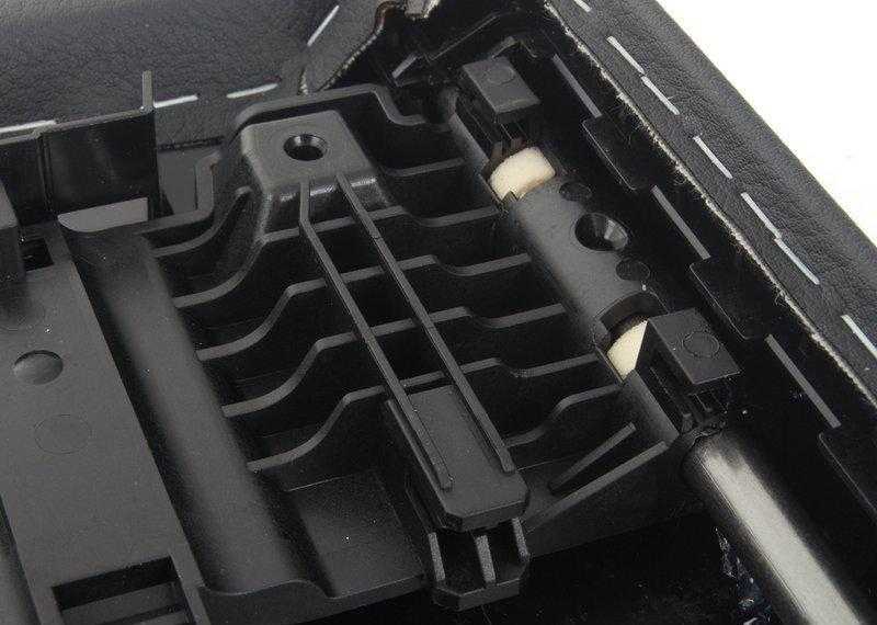 VAG Armrest Dirbtinės Odos SOUL Juoda Audi A4 A5 2008-2017 Originalus 8K0864207G38M