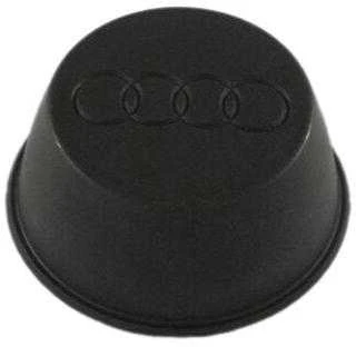 VAG Audi 100 C2 C3 80 B3 1977-1994 Plieninių ratų centro stebulės juodas dangtelis 88 mm