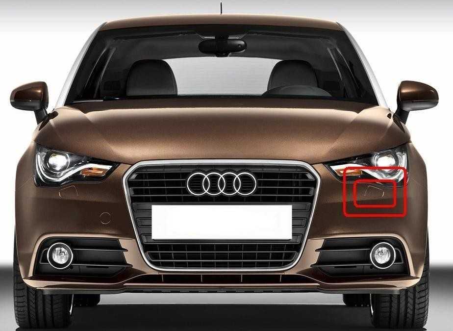 VAG AUDI A1 2010-2014 N/S kairiojo priekinio žibinto ploviklio dangtelis 8X0807753 originalus