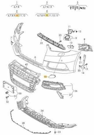 VAG AUDI A1 2015-2018 priekinių žibintų ploviklio dangtelis kairėje pusėje N/S originalus 8XA807753AGRU