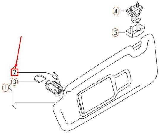 VAG AUDI A1 8X skydelis nuo saulės plokščias kontaktinis korpusas su 2 kontaktais originalus 8E0972763