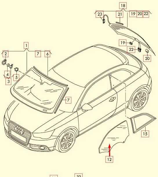 VAG Audi A1 8X1 Kairės Pusės Priekinio Durų Langų Stiklas 8X3845201 NAUJAS ORIGINALUS