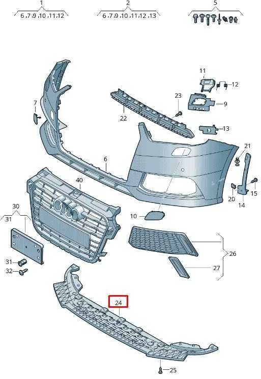 Audi A1 S1 Uždarymo Elementas Vag Originalus 8XA807611